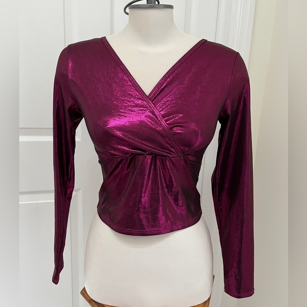 NWT Electrica magenta pink crop top size medium